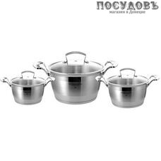 MercuryHaus MC-1642 набор кастрюль, сталь нержавеющая 18/10, 6 пр.