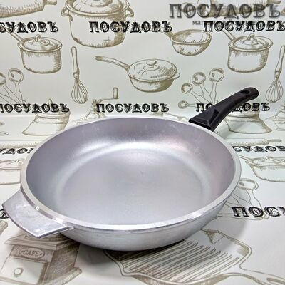 Горница с2412 сковорода со съемной ручкой Ø240×55 мм, алюминий литой, без покрытия, Россия 1 шт.