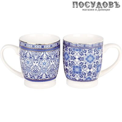 Коралл Azulejo ZC02-DO74 кружка, 320 мл, фарфор 1 шт.