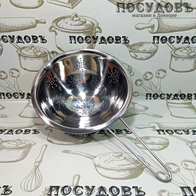 Inox World Industries 71830-22 дуршлаг, Ø220 мм, сталь нержавеющая, Индия, 1 шт.