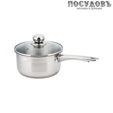 KING Hoff KH-4322 ковш с крышкой объемом 1 л, сталь нержавеющая, Ø140 мм 2 предмета