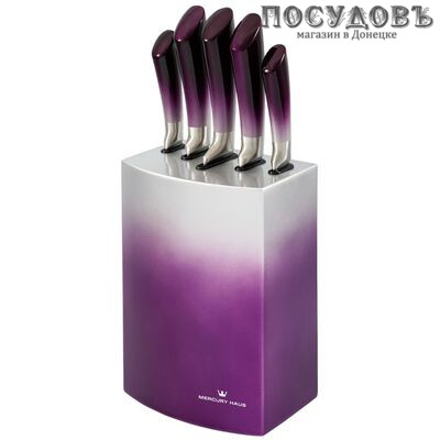 MercuryHaus MC-7187 ножи в наборе, фиолетовый 6 пр.