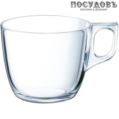 Luminarc Nuevo L3927 кружка, 220 мл, стекло упрочненное, прозрачный, Франция
