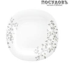 Luminarc Ombrelle P3536 тарелка обеденная, стекло упрочненное, цвет белый с рисунком, Ø270 мм, Франция 1 шт.