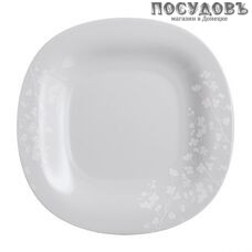 Luminarc Ombrelle P3630 тарелка десертная, стекло упрочненное, цвет белый с рисунком, Ø210 мм, Франция 1 шт.