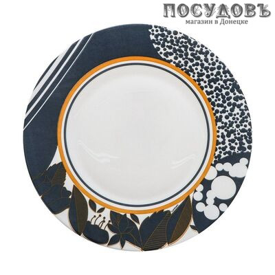 Luminarc Orme N4165 тарелка обеденная, стекло упрочненное, цвет белый с рисунком, Ø280 мм, Франция 1 шт.