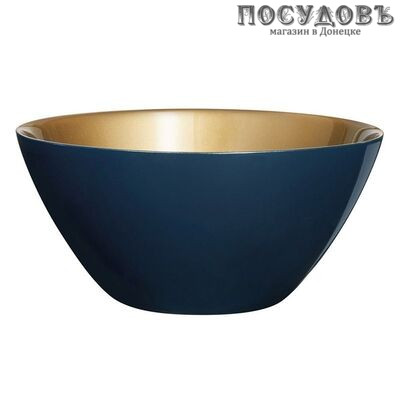 Luminarc Orme moonlight N6906 салатник, стекло упрочненное, цвет темно-синий, Ø230 мм, Франция 1 шт.