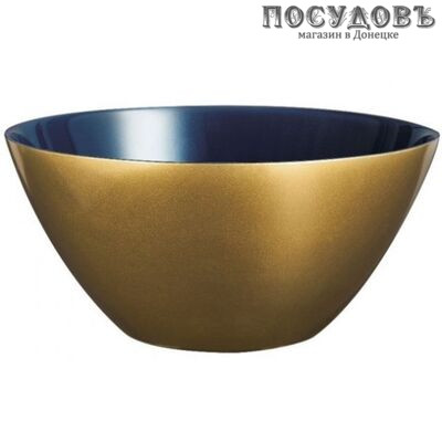 Luminarc Orme Sunset N6863 салатник, стекло упрочненное, цвет бронзовый, Ø230 мм, Франция 1 шт.
