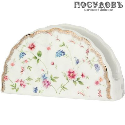 Lefard 274-937 салфетница 125×30×70 мм, фарфор, белый с рисунком, в упаковке 1 шт.