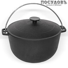 Биол Туризм 0715 казан с крышкой и дужкой 15,0 л, Ø380 мм, чугун литой