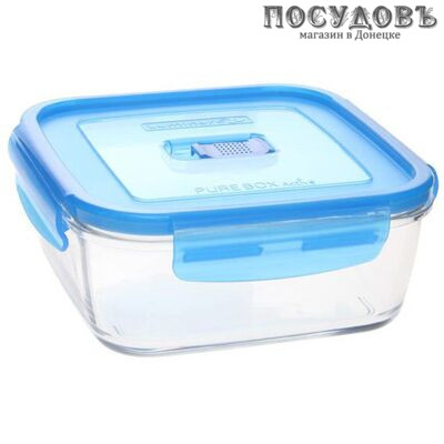 Luminarc Pure Box Active H7674/P3552 контейнер с герметичной крышкой, квадрат, стекло, 1220 мл