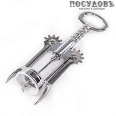 Webber ВЕ-4145, штопор, 170×60 мм, металл хромированный