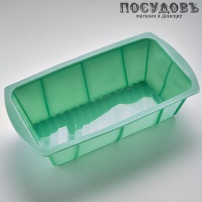 Webber BE-4225S, прямоугольная форма для выпечки, силикон, 260×140×70 мм цвет мятный 1 шт.