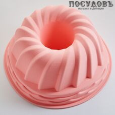 Alpenkok Классический-21 АК-6147S розовый форма для выпечки кекса, силикон, Ø210×95 мм