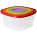 HITT Rainbow H28-1003 контейнеры в наборе с крышкой, полипропилен, 5 шт.