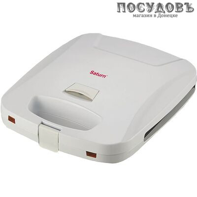 Saturn ST-EC7030 мультипекарь 4 в 1, 1200 Вт, 4 вида сменных пластин, цвет белый