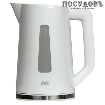 JVC JK-KE1215 электрочайник, 2200 Вт, 1700 мл, пластик, белый