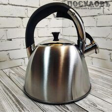 Maestro MR-1333 чайник со свистком, 3,0 л, сталь нержавеющая, капсульное дно, цвет сатин