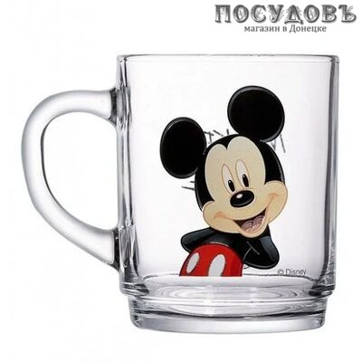 Luminarc Disney Mickey Colors L2127-1 кружка детская, 250 мл, стекло упрочненное