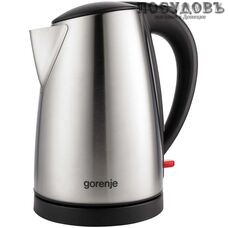 Gorenje K17FE (FK-1205) электрочайник, 2200 Вт, 1 700 мл, сталь нержавеющая