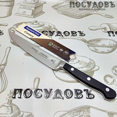Tramontina Century TR-24007/006 нож кухонный 269×26 мм, лезвие сталь нержавеющая 1.4110 KRUPP 152 мм, Бразилия, в упаковке 1 шт.