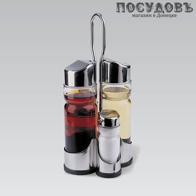 Maestro MR-1610-D набор для специй, сталь нержавеющая, стекло, 4 пр.