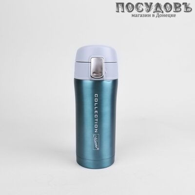 Maestro MR-1641-32-BLUE термокружка, колба сталь нержавеющая 320 мл, синий