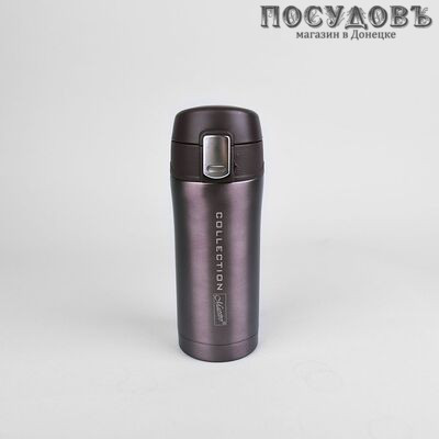 Maestro MR-1641-32-BROWN термокружка, колба сталь нержавеющая 320 мл, коричневый