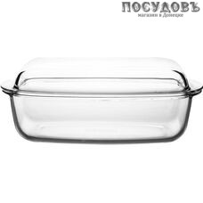 O Cuisine 465AC00/1043 гусятница с крышкой, стекло жаропрочное, 330×190×130 мм, 3,0+1,5 л, Франция