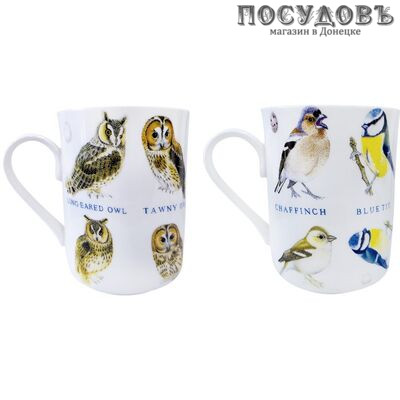 Коралл Wild birds YQ20501-4 кружка, 310 мл, фарфор 1 шт.