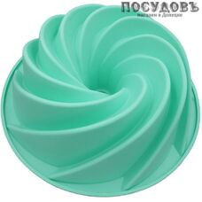 Alpenkok Спираль AK-6038S мятный, круглая форма для выпечки, силикон, Ø290×90 мм