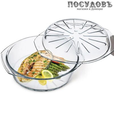 Simax s6176-6186/P кастрюля с крышкой-формой, стекло жаропрочное, 2,5 л, Чехия, 2 пр.
