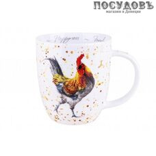 Quinsberry Rooster YQ2043 кружка, 420 мл, фарфор, без упаковки 1 шт.