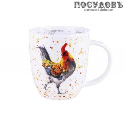 Quinsberry Rooster YQ2043 кружка, 420 мл, фарфор, без упаковки 1 шт.