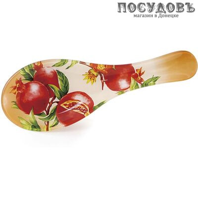 Коралл Гранат SP04-P077W подставка для ложки, стекло, 1 шт.