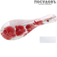 Коралл Орхидея SP04-S063 подставка для ложки, стекло, 1 шт.