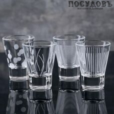 Luminarc Lounge Club P2835, стопка 50 мл, стекло, в упаковке 4 шт.