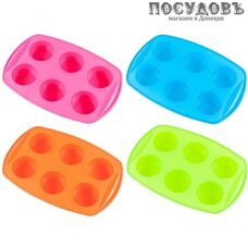 KING Hoff KH-4646 форма для выпечки кексов, силикон, 300×207×33 мм