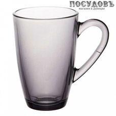 Pasabahce Grey 55393SLBD63 кружка, 325 мл, стекло термостойкое, серый