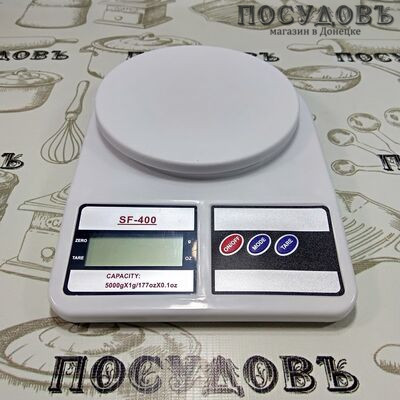 КНР SF400-5 весы кухонные-платформа, 240×170×40 мм, до 5 кг, гарантия 14 дней