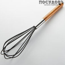 Webber Style ВЕ-1585Y, венчик, 290 мм, силикон, цвет черный, на блистере 1 шт.