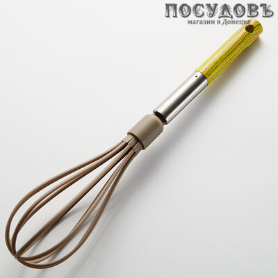 Alpenkok Олива AK-5199Y, венчик, 320 мм, нейлон, цвет коричневый, на блистере 1 шт.