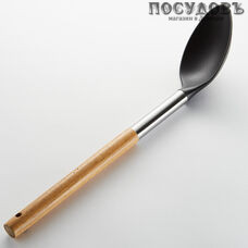 Webber Style ВЕ-1581Y, ложка поварская, 335×65 мм, нейлон, цвет черный, на блистере 1 шт.