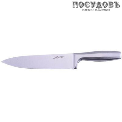 Maestro MR-1473 нож поварской, лезвие: сталь нержавеющая 200×2 мм из нержавеющей стали рукоятка, в упаковке 1 шт.