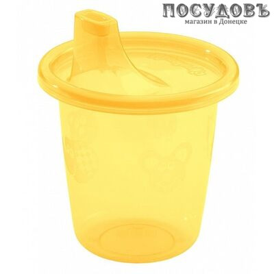 Бытпласт Пластишка 431374419 поильник с крышкой, 200 мл, полипропилен 2 пр.