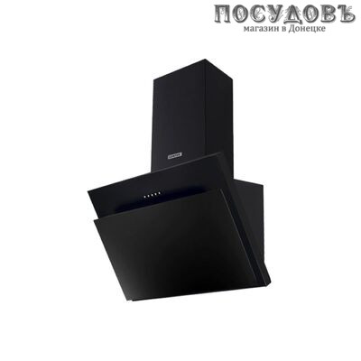 Centek CT-1826-60 Black вытяжка кухонная наклонная, ширина 595 мм, 68 Вт, черный