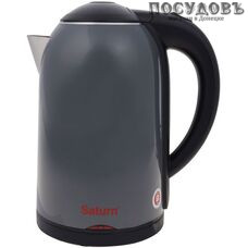 Saturn ST-EK8449 Graphite электрочайник, 1800 Вт, 1700 мл, двойной нержавейка/пластик, графит