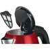 Bosch TWK7804 (CTWK22) электрочайник, 2200 Вт, 1800 мл, сталь нержавеющая, красный