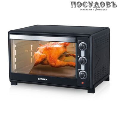 Centek CT-1533-62 Grill электрическая печь отдельностоящая 2200 Вт 62,0 л, с грилем, без конфорок, черный