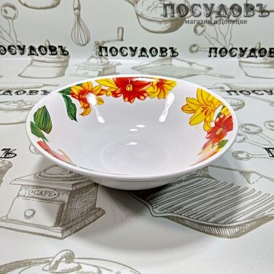 Батлер Цветущие лилии SW17001 миска, керамика, Ø180×55 мм, 550 мл